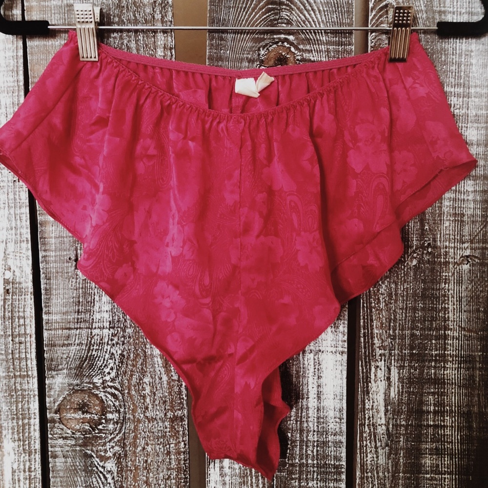 80s Victoria’s Secret High Cut Lingerie Shorts